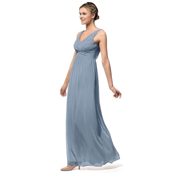 Azazie Oceana, Dusty Blue, 6A - Picture 2 of 3